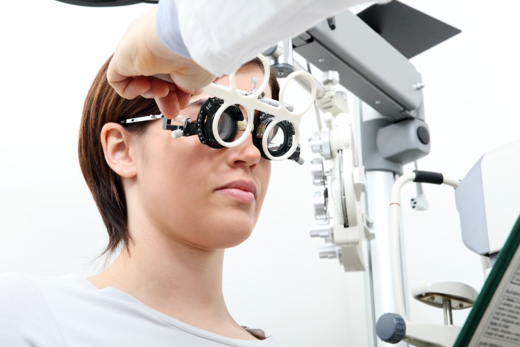 Doctor Checking Eye Defects